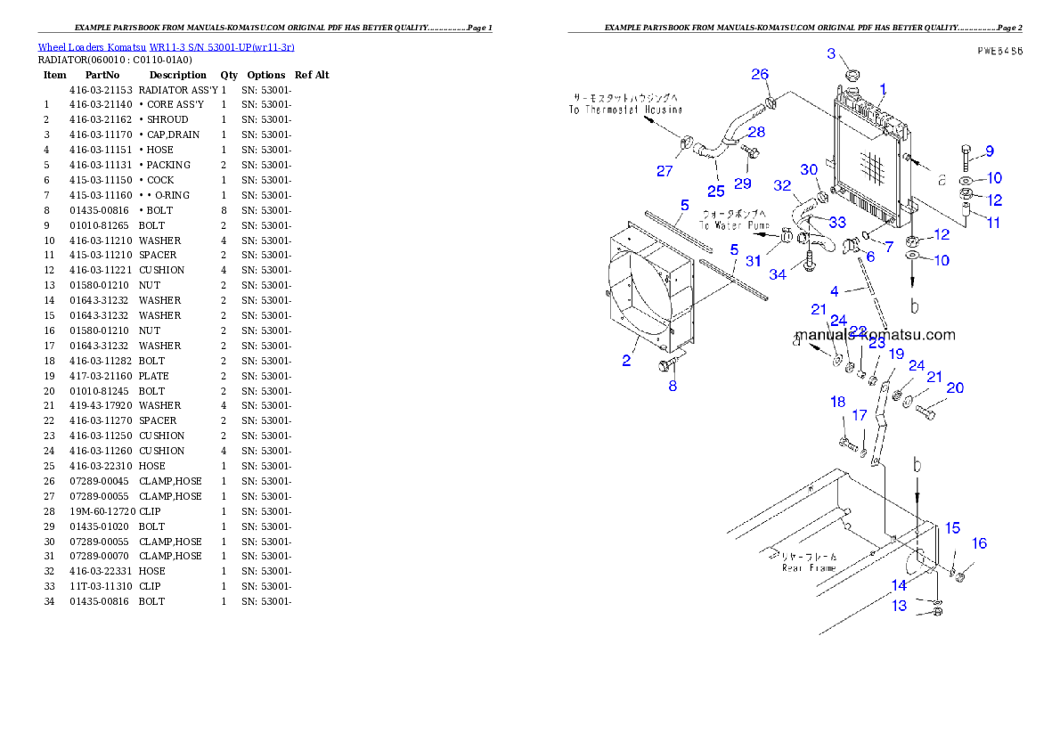Protected: WR11-3 S/N 53001-UP Partsbook