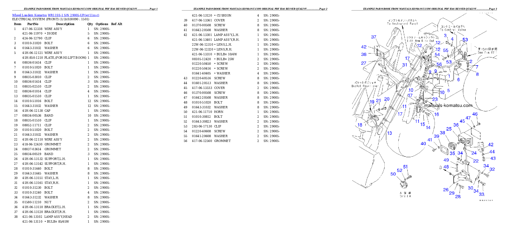 Protected: WR11SS-1 S/N 29005-UP Partsbook