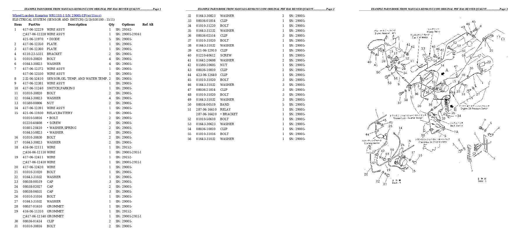 Protected: WR11SS-1 S/N 29005-UP Partsbook