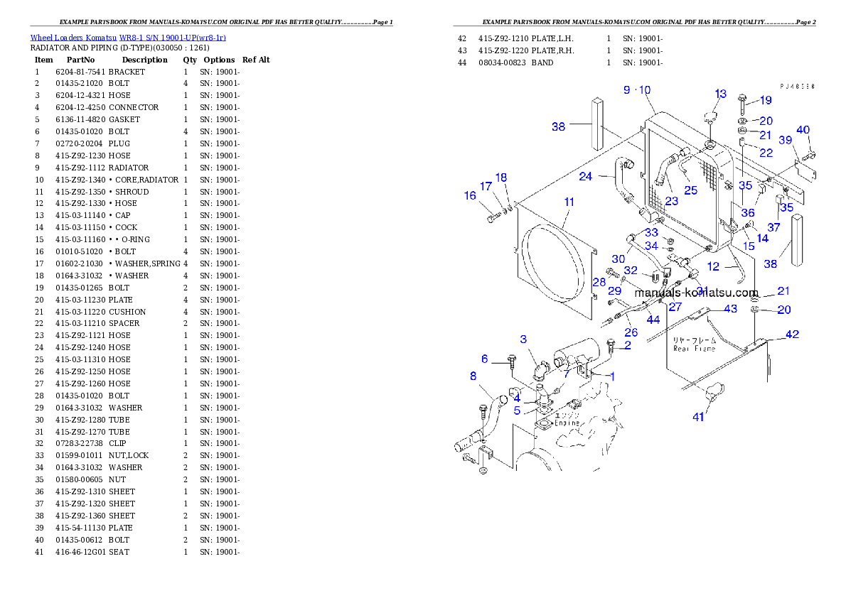 Protected: WR8-1 S/N 19001-UP Partsbook