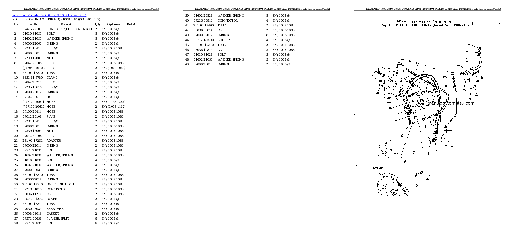 Protected: WS16-2 S/N 1008-UP Partsbook