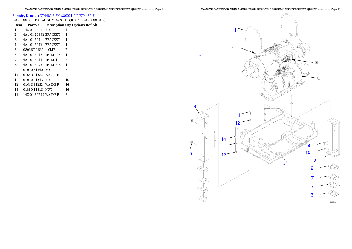 Protected: XT445L-5 SN A80001 -UP Partsbook