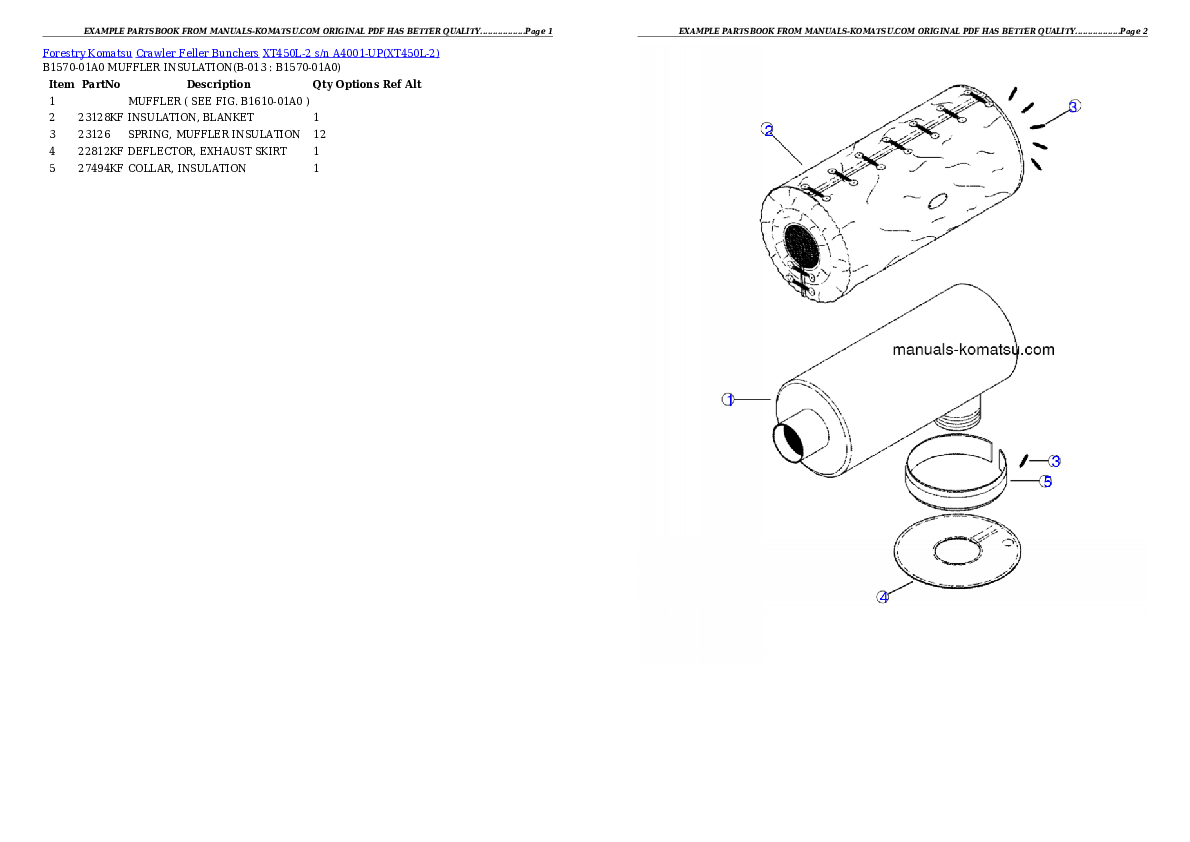 Protected: XT450L-2 s/n A4001-UP Partsbook