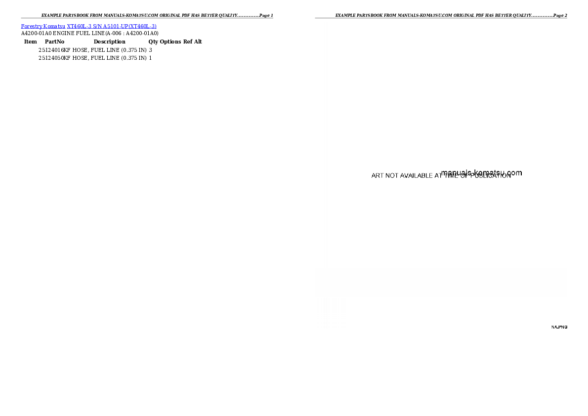 XT460L-3 S/N A5101-UP Partsbook