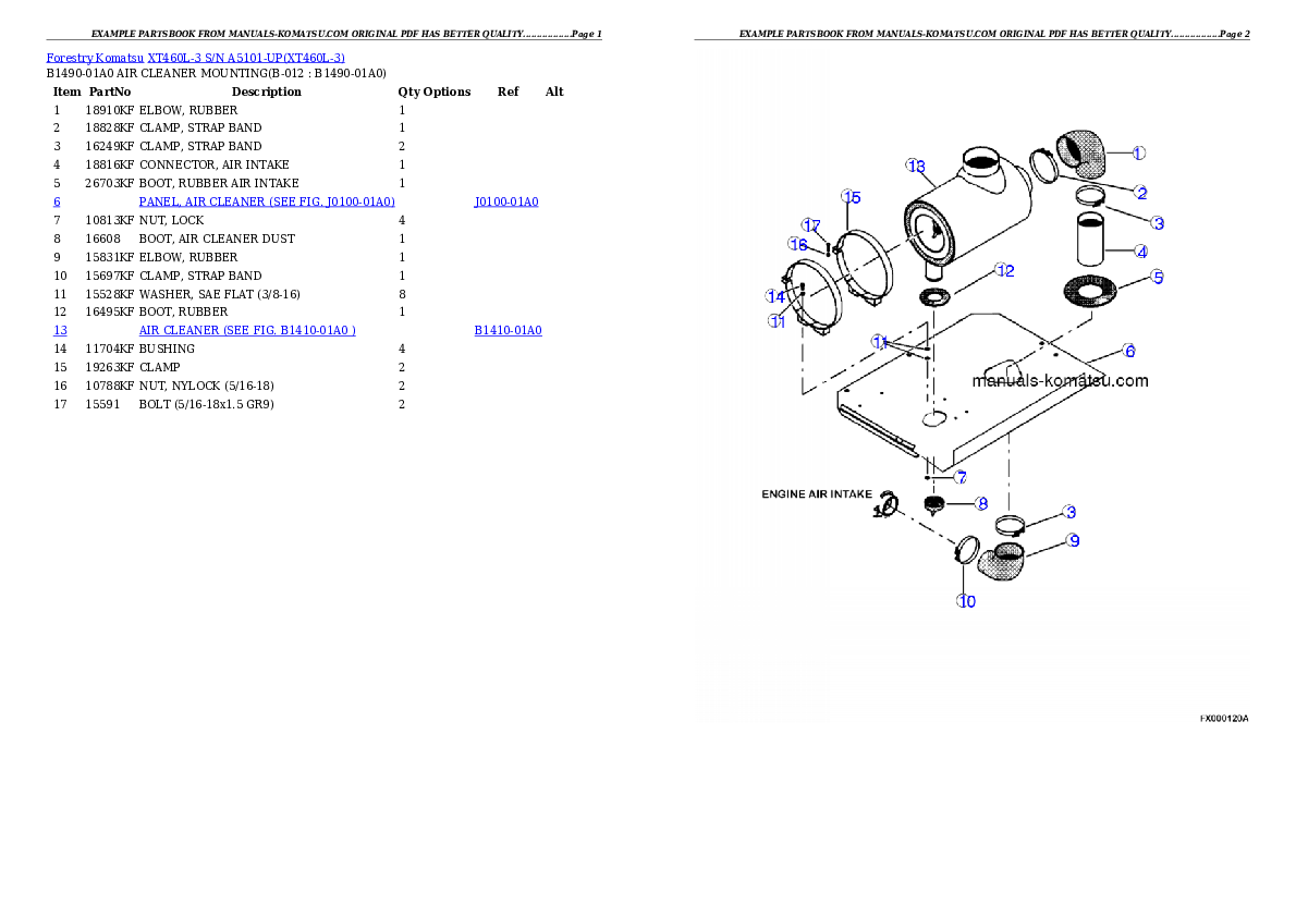 Protected: XT460L-3 S/N A5101-UP Partsbook
