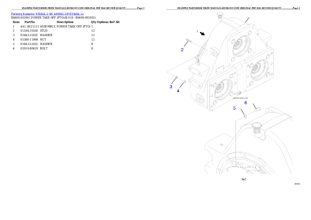 Protected: XT465L-5 SN A90001-UP Partsbook