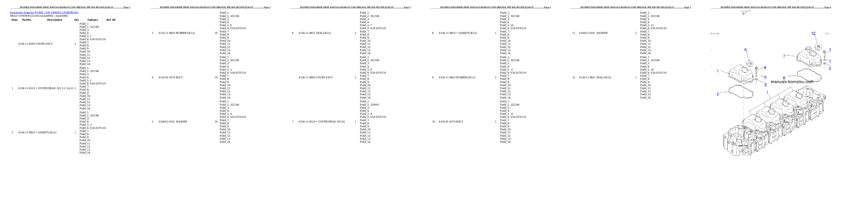 Protected: PC400-7 S/N Y400001-UP Partsbook