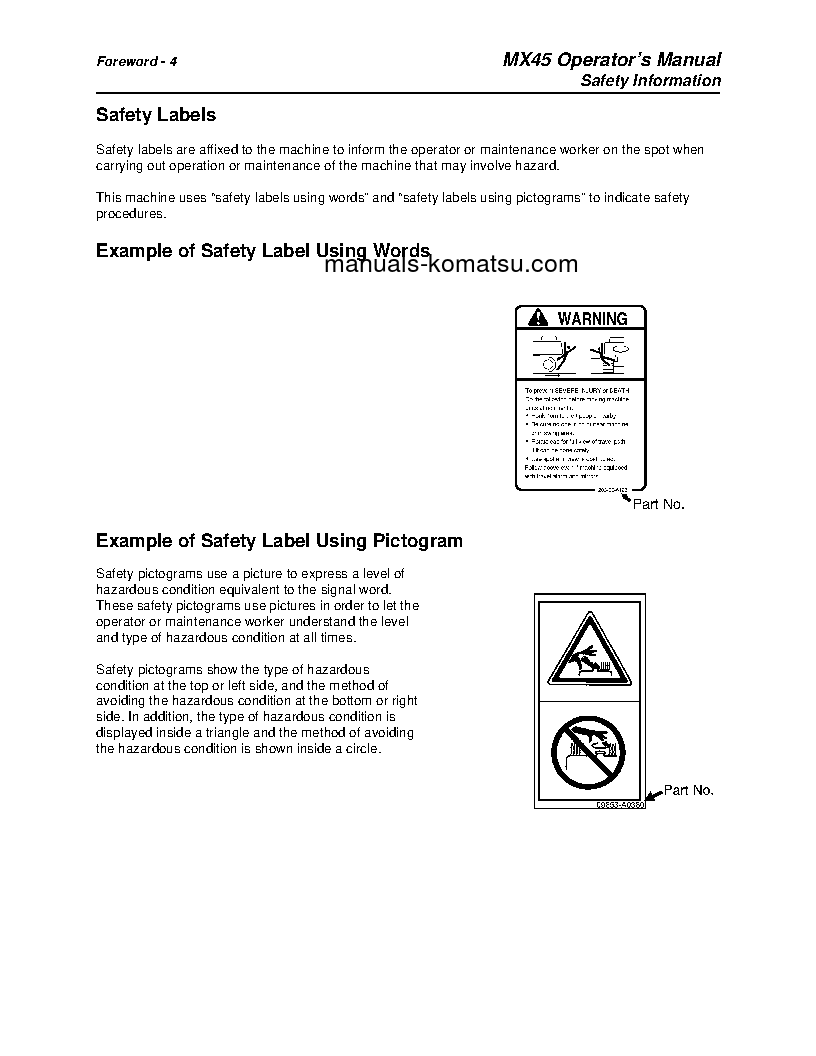 Protected: MX45(JPN) S/N 7001-UP Operation manual (English)
