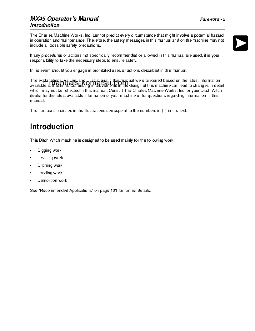 Protected: MX45(JPN) S/N 7001-UP Operation manual (English)