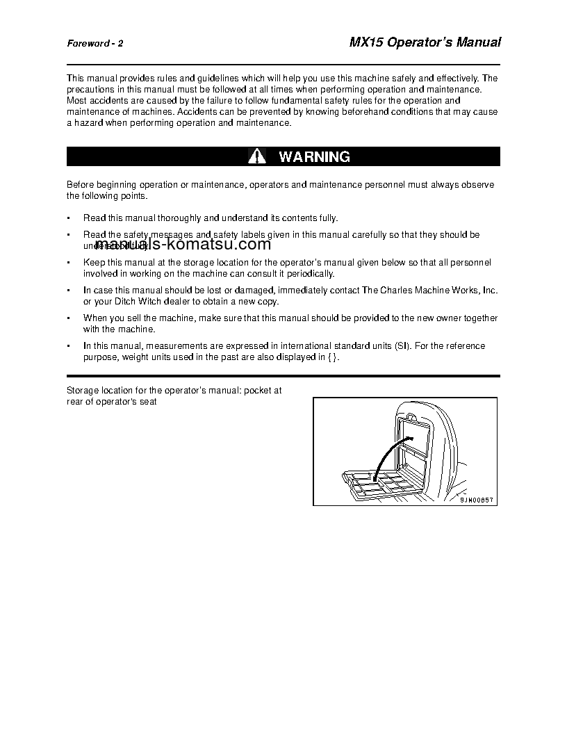 Protected: MX15(JPN) S/N 4001-UP Operation manual (English)