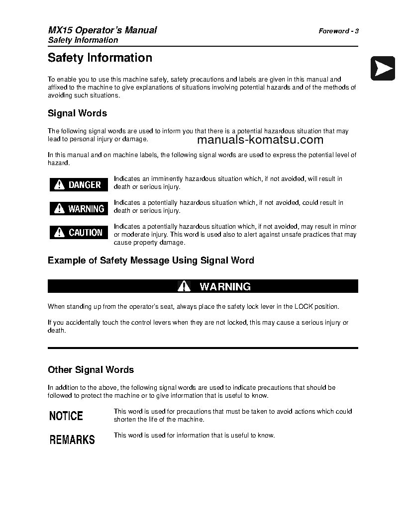 Protected: MX15(JPN) S/N 4001-UP Operation manual (English)