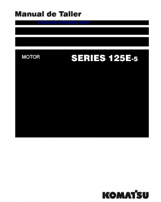 125E-5 SERIES(JPN) Shop (repair) manual (Spanish)
