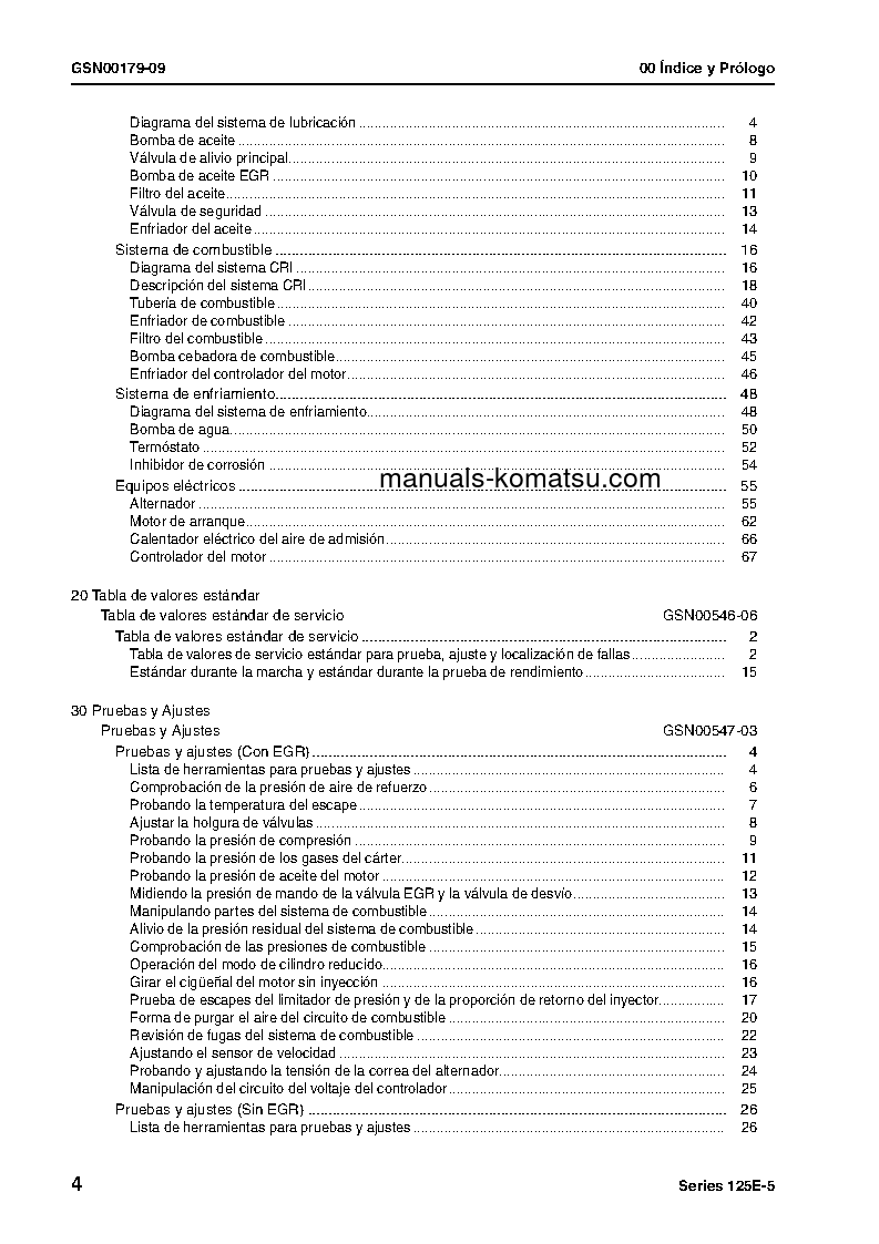 Protected: 125E-5 SERIES(JPN) Shop (repair) manual (Spanish)