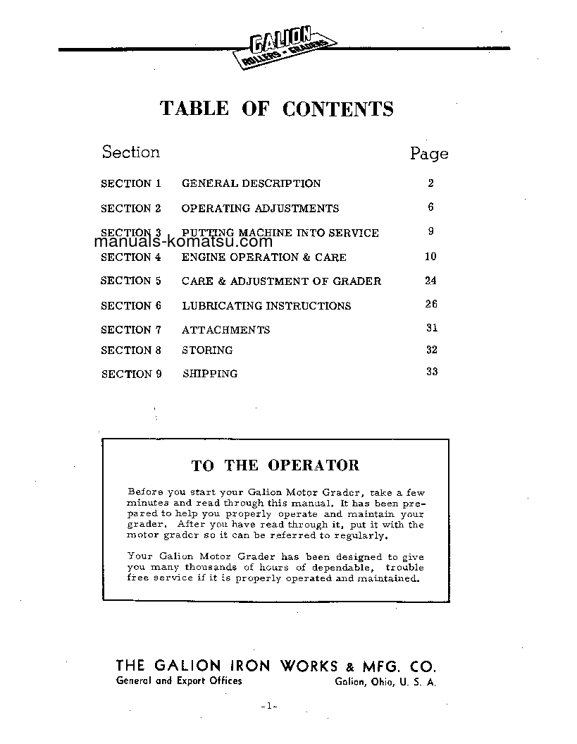 Protected: 503 S/N 01001-05100 Operation manual (English)