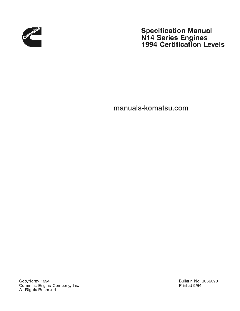 NTA-14(USA) S/N ALL Specification (English)