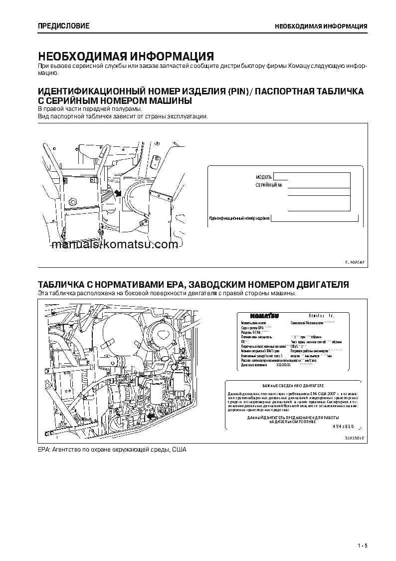 Protected: WA200-6(JPN) S/N 71006-UP Operation manual (Russian)
