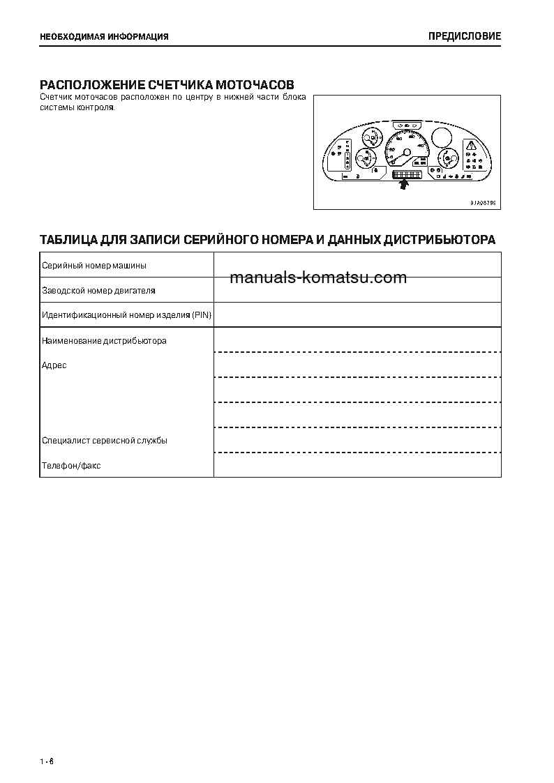 Protected: WA200-6(JPN) S/N 71006-UP Operation manual (Russian)