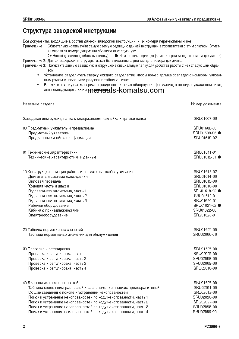 Protected: PC2000-8(JPN) S/N 20001-UP Shop (repair) manual (Russian)