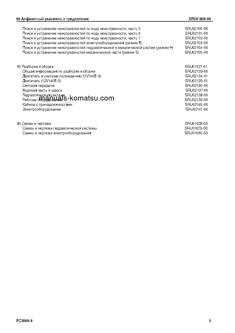 Protected: PC2000-8(JPN) S/N 20001-UP Shop (repair) manual (Russian)