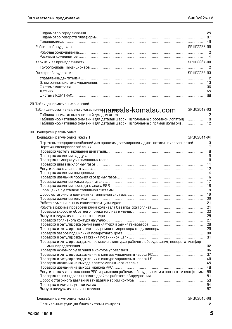 Protected: PC450-8(JPN) S/N 70001-UP Shop (repair) manual (Russian)
