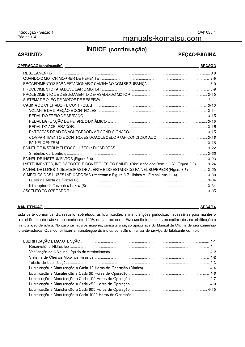 Protected: 830E(USA) S/N A30708-A30732 Operation manual (Portuguese)