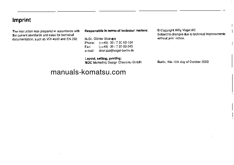 Protected: CENTRAL LUB(BEL) S/N ALL Operation manual (English)