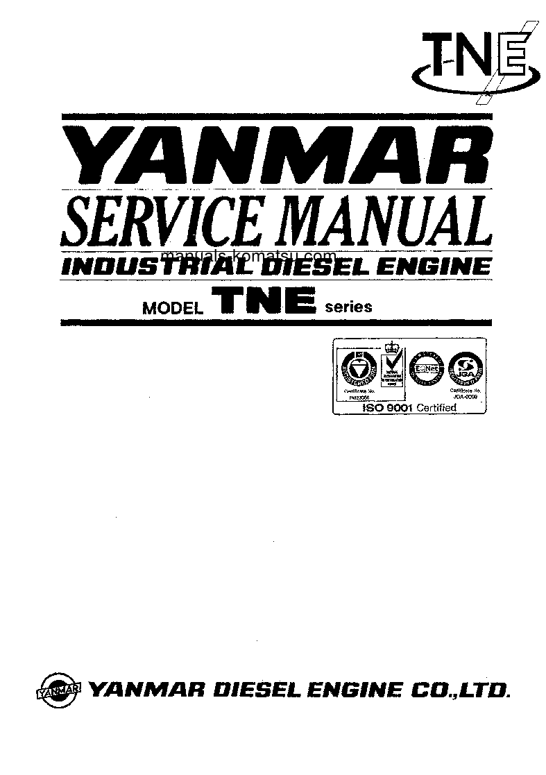 S4D84E-1(JPN)-YANMAR Shop (repair) manual (English)