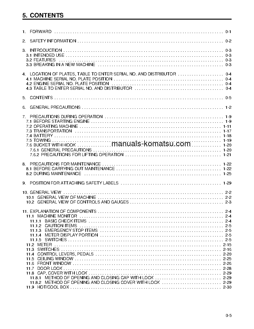 Protected: PC220LC-6(USA)-LC S/N A82001-A83000 Operation manual (English)