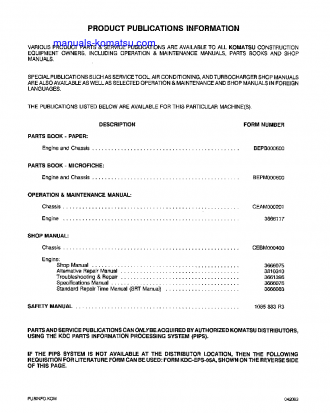 WA450-3(USA)-L S/N A30001-UP Operation manual (English)