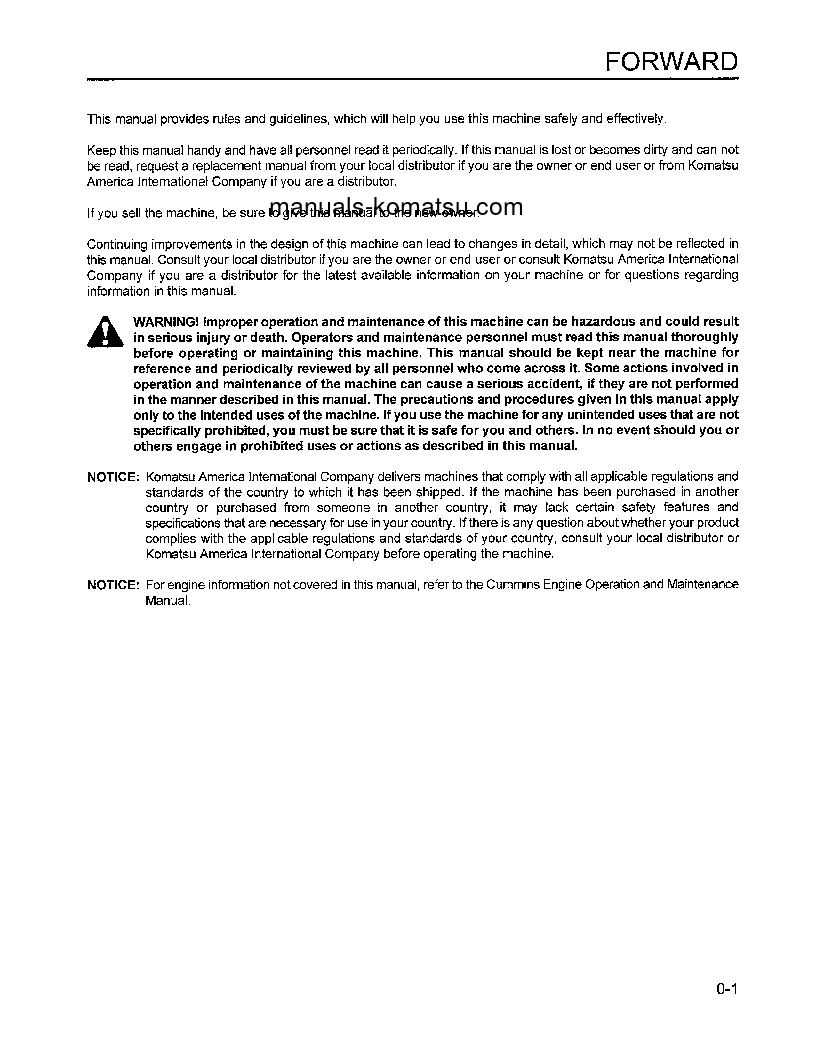 Protected: WA500-1(JPN)-LE S/N A61001-UP Operation manual (English)