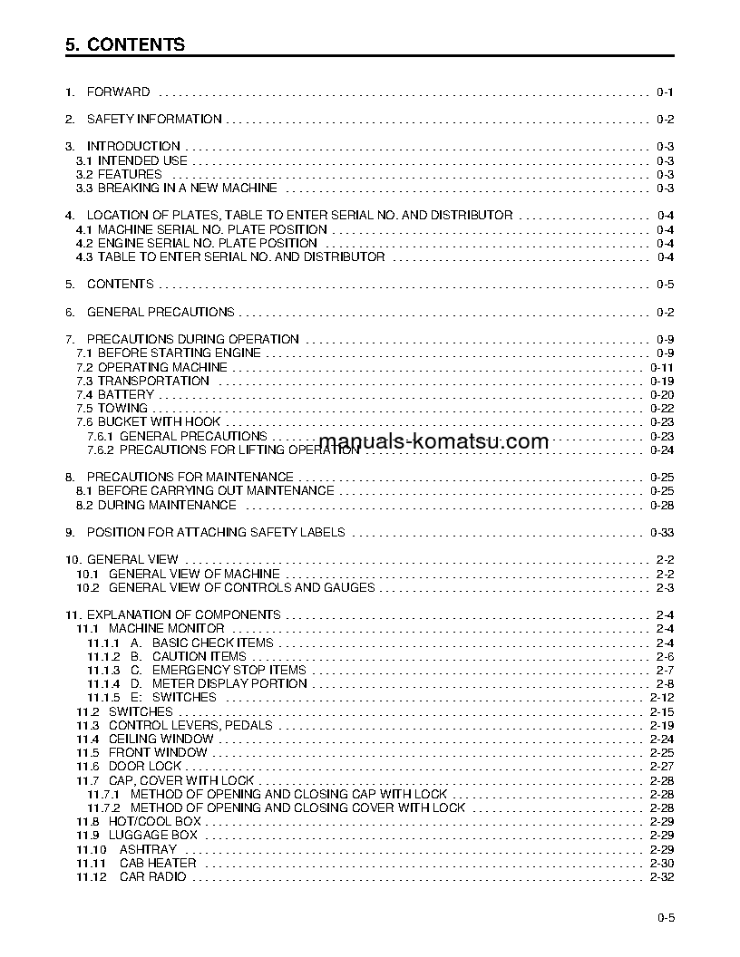 Protected: PC250LC-6(USA)-LE S/N A83001-UP Operation manual (English)
