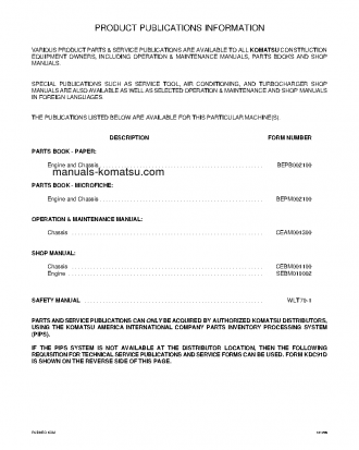WA180-3(USA)-L S/N A80001-UP Operation manual (English)
