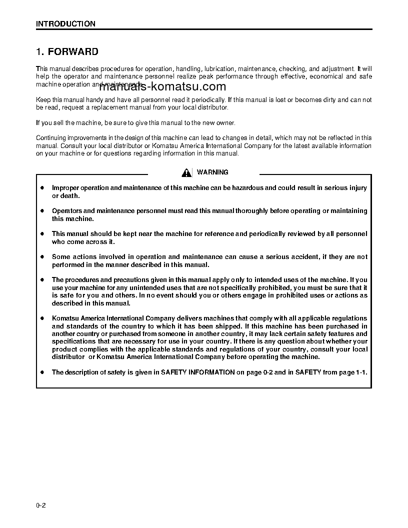 Protected: WA180L-3(JPN) S/N 54001-UP Operation manual (English)