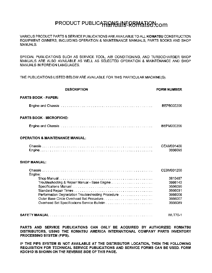 Protected: WA500-3(USA)-L S/N A70001-UP Operation manual (English)