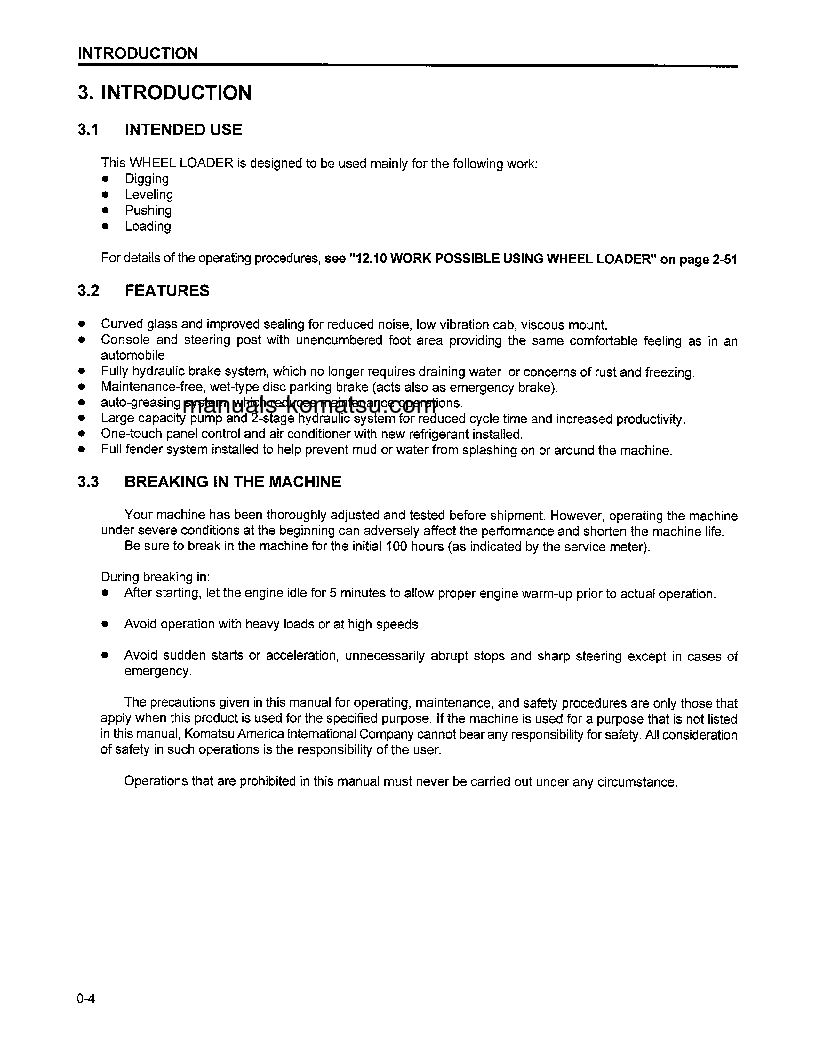 Protected: WA500-3(USA)-L S/N A70001-UP Operation manual (English)