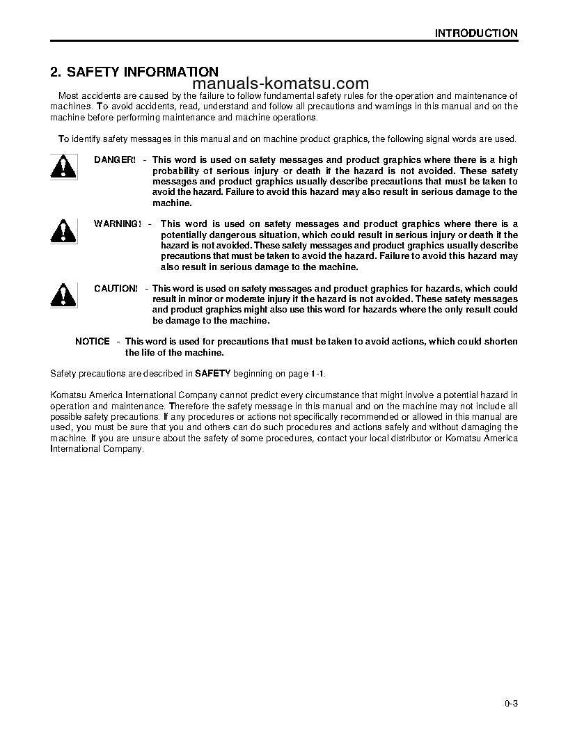 Protected: WA250-3(USA)-L S/N A70001-UP Operation manual (English)