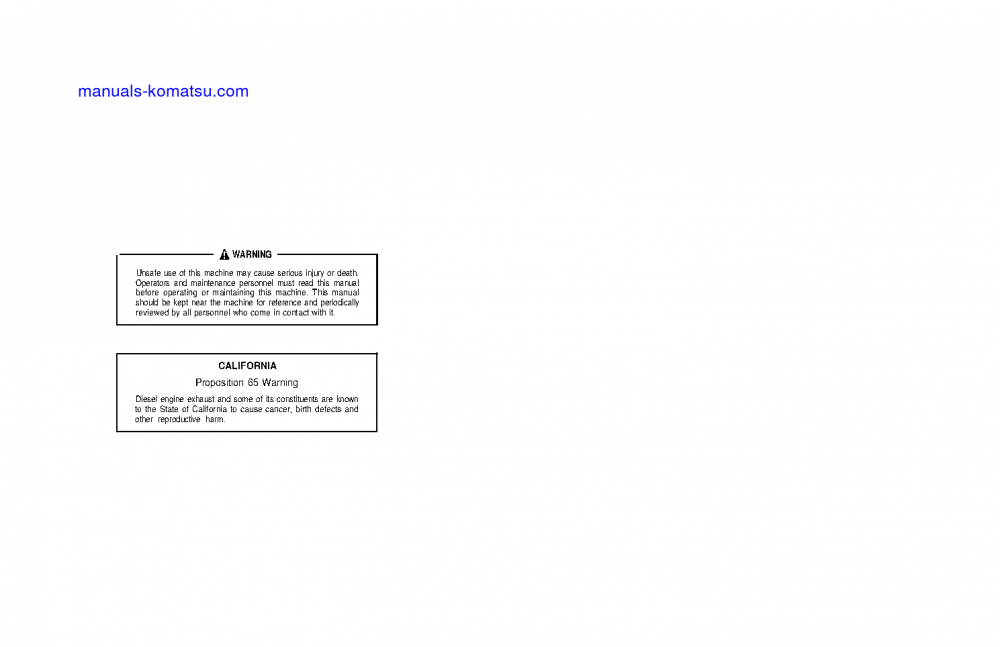 Protected: PC200Z-6(USA)-LE S/N A83001-UP Operation manual (English)