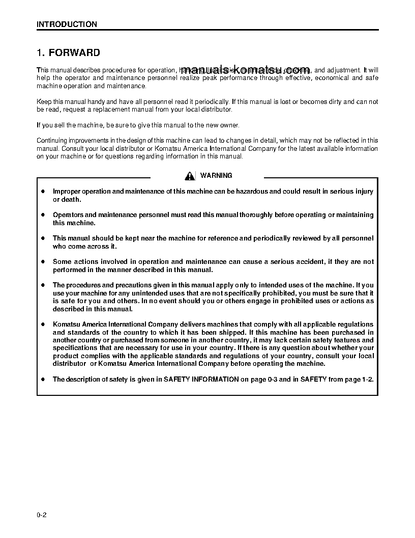 Protected: WA120L-3(JPN) S/N 54001-54103 Operation manual (English)