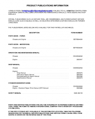 GD750A-1(USA) S/N 7001-UP Operation manual (English)