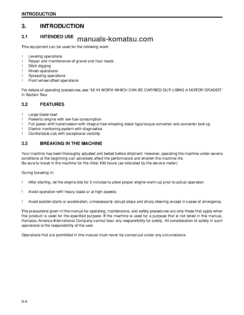 Protected: GD750A-1(USA) S/N 7001-UP Operation manual (English)