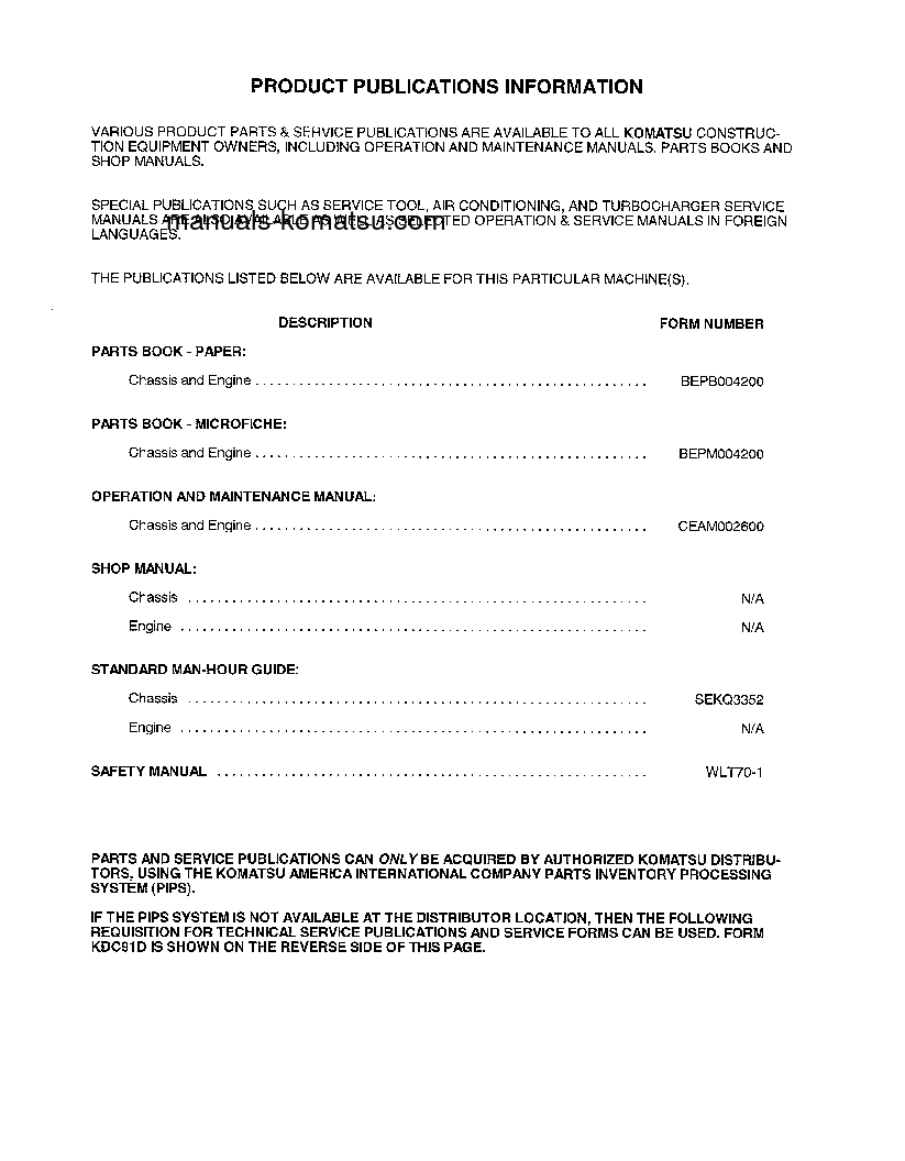 Protected: WA900-1(USA)-LC S/N A20008-UP Operation manual (English)