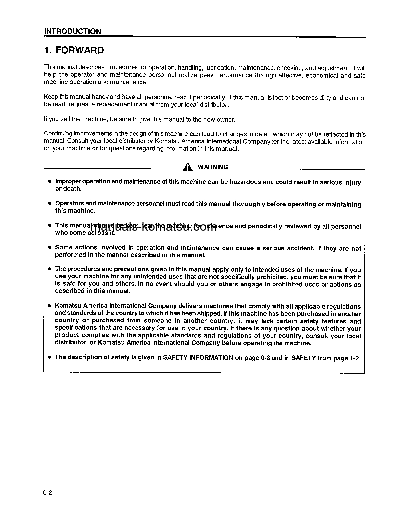 Protected: WA900-1(USA)-LC S/N A20008-UP Operation manual (English)