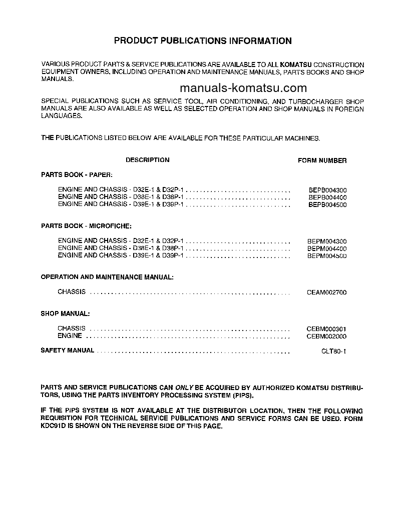Protected: D32P-1(USA) S/N P075718-P076092 Operation manual (English)