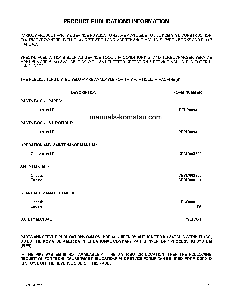 Protected: WA320-3(JPN)-MC S/N A31001-UP Operation manual (English)