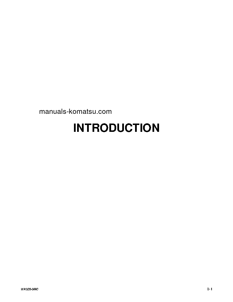 Protected: WA320-3(JPN)-MC S/N A31001-UP Operation manual (English)