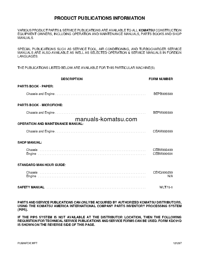 Protected: WA380-3(USA)-MC S/N A51001-UP Operation manual (English)