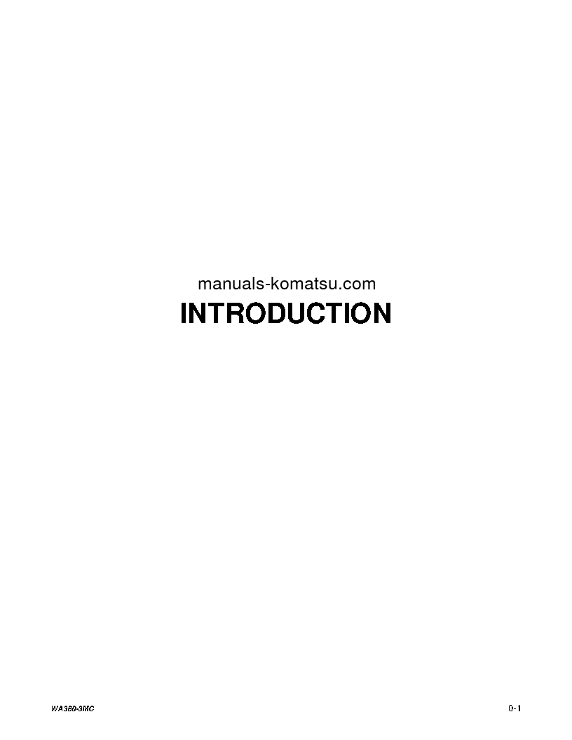 Protected: WA380-3(USA)-MC S/N A51001-UP Operation manual (English)