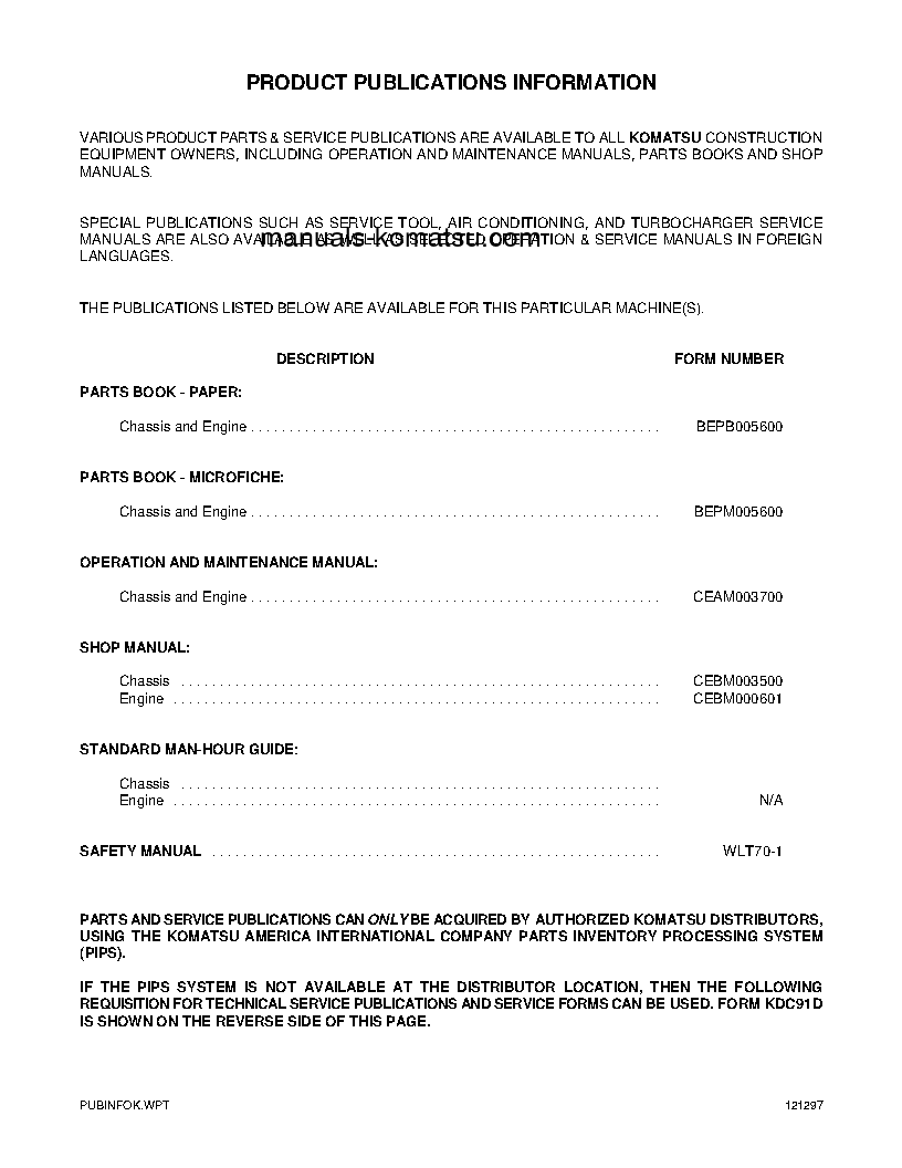 Protected: WA420-3(USA)-MC S/N A31001-UP Operation manual (English)