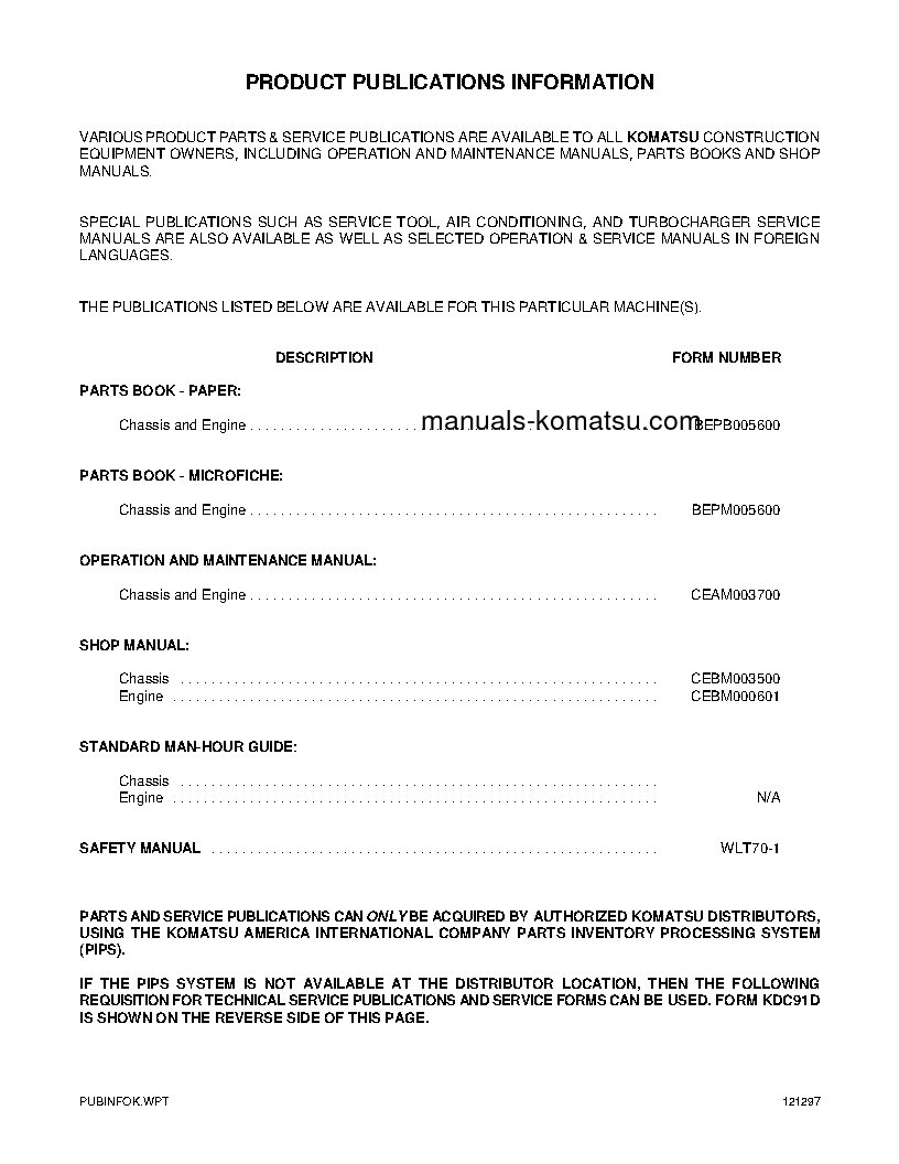 Protected: WA450-3(USA)-MC S/N A31001-UP Operation manual (English)