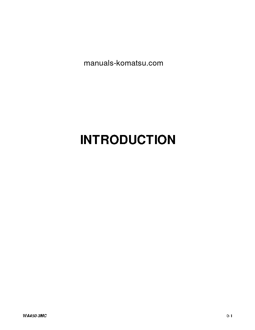 Protected: WA450-3(USA)-MC S/N A31001-UP Operation manual (English)